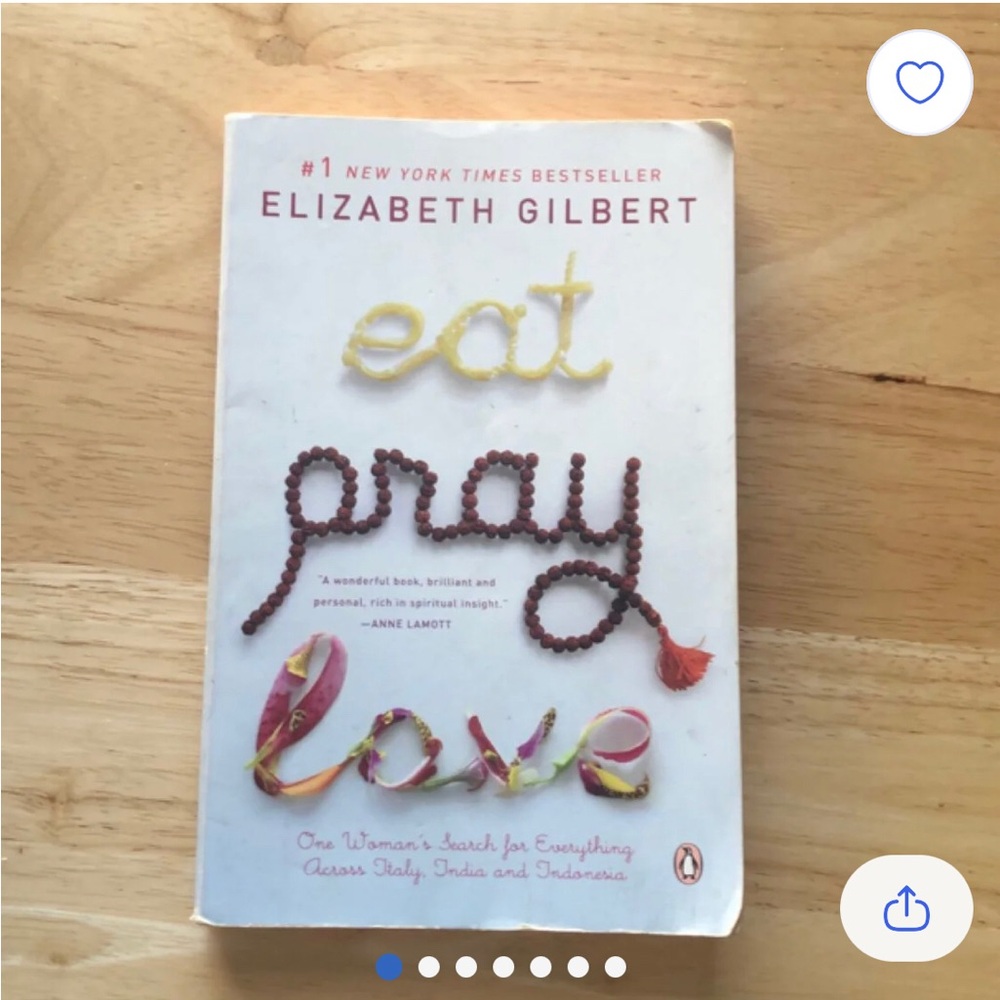 Eat Pray Love by Elizabeth Gilbert 10 Anniversary Penguin Edition Book